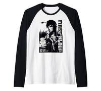 Rambo First Blood Stallone 80s Película de acción Camiseta Manga Raglan