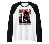 Rambo III God Would Have Mercy Stallone Película Camiseta Manga Raglan