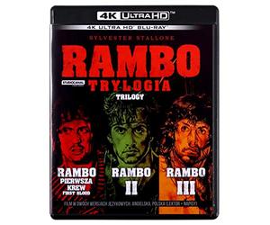 Rambo Trilogy: Rambo First Blood / Rambo II / Rambo III 3xBlu-Ray 4K [Region Free] (IMPORT) (No hay versión española)