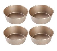 Ramekins para freidora de aire 4pcs Freidora de aire Molde de huevo 4.5 '' Huevo cazador de huevos Partitura de pastel de pastel de moldes para hornear para hornear para muffin fritos..