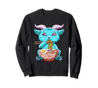 Ramen Baphomet Cute Pastel Goth Noodle Soup Anime Sudadera