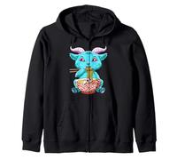 Ramen Baphomet Cute Pastel Goth Noodle Soup Anime Sudadera con Capucha