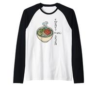 Ramen Bowl Comida Japonesa Cocina asiática Kawaii Camiseta Manga Raglan