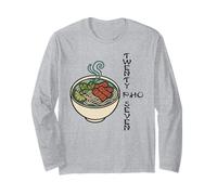 Ramen Bowl Comida Japonesa Cocina asiática Kawaii Manga Larga