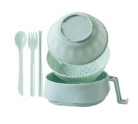 Ramen Bowl Set, Large Capacity Instant Noodles Bowl, 6-Piece Rapid Ramen Noodle Bowl With Lid, Chopsticks, Spoons, And Fork, Matching Spoon And Chopsticks, Easy To Use, Portable For Soup, Noodles,