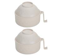 Ramen Bowl Set Microwave Ramen Cooker Instant Noodles Bowl With Chopsticks Noodles For College Dorm Room Dishwasher Juego de 4 salvamanteles de cocina rojos (C, talla única)