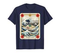 Ramen Bowl Surfing Tarot Card La Gran Ola Fuera de Kanagawa Camiseta