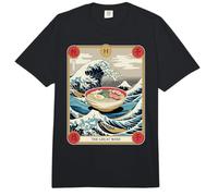Ramen Bowl Surfing Tarot Card La Gran Ola Fuera de Kanagawa Comfort Colors Adult Heavyweight T-Shirt