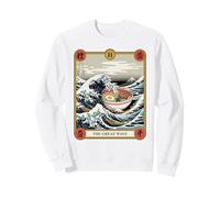 Ramen Bowl Surfing Tarot Card La Gran Ola Fuera de Kanagawa Sudadera