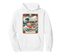 Ramen Bowl Surfing Tarot Card La Gran Ola Fuera de Kanagawa Sudadera con Capucha
