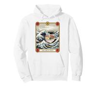 Ramen Bowl Surfing Tarot Card La Gran Ola Fuera de Kanagawa Sudadera con Capucha