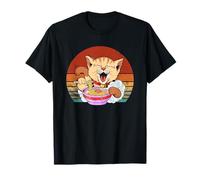 Ramen Cat Kawaii - Cuenco de Fideos japoneses para Gatitos Camiseta