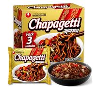 Ramen Coreanos Chapagetti, Fideos Instantáneos Chapagetti, Instant Noodle Ramen Corea, Original Coreano, Agrega agua caliente y cocina por 5 minutos, Sabor picante, 3 unidades de 140 g