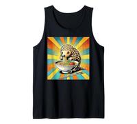 Ramen de pangolín lindo amante de los fideos del arte japonés pop Camiseta sin Mangas
