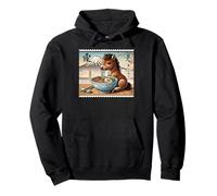 Ramen de potro de caballo lindo japonés clásico monte Fuji fideos Sudadera con Capucha