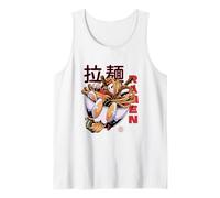 Ramen Explosión Japonesa Food Art Design Camiseta sin Mangas