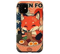 Ramen Fox Cute Japanese Noodle Lover Retro Anime Kawaii Ezo Carcasa para iPhone 11