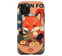 Ramen Fox Cute Japanese Noodle Lover Retro Anime Kawaii Ezo Carcasa para iPhone 11 Pro