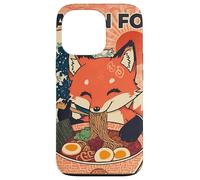 Ramen Fox Cute Japanese Noodle Lover Retro Anime Kawaii Ezo Carcasa para iPhone 13 Pro