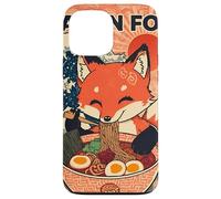 Ramen Fox Cute Japanese Noodle Lover Retro Anime Kawaii Ezo Carcasa para iPhone 13 Pro MAX