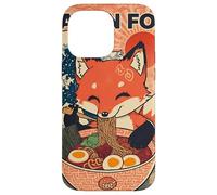 Ramen Fox Cute Japanese Noodle Lover Retro Anime Kawaii Ezo Carcasa para iPhone 14 Pro MAX
