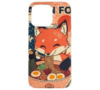 Ramen Fox Cute Japanese Noodle Lover Retro Anime Kawaii Ezo Carcasa para iPhone 15 Pro MAX