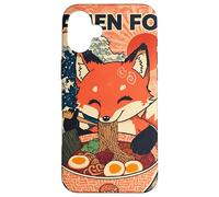 Ramen Fox Cute Japanese Noodle Lover Retro Anime Kawaii Ezo Carcasa para iPhone 16 Plus