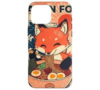 Ramen Fox Cute Japanese Noodle Lover Retro Anime Kawaii Ezo Carcasa para iPhone 16 Pro MAX