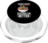 Ramen Hace Que Todo Sea Mejor Ramen Bowl Foodie japonés PopSockets PopGrip para MagSafe
