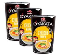 Ramen instantáneo sabor pollo en vaso 63 g Pack 3 unidades Cup ramen estilo japonés listo en 3 min comida rápida para oficina universidad viajes