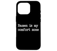 Ramen is my comfort zone Funny Ramen Minimalista Escritura Carcasa para iPhone 16 Pro
