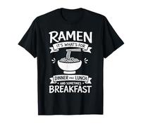 Ramen It's What For Dinner Almuerzo Comida Japonesa Gráfico Camiseta