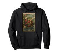 Ramen japonés de rana samurai para niños, niñas, hombres y mujeres Sudadera con Capucha