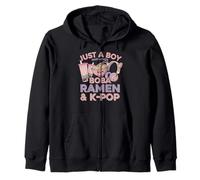 Ramen K-Pop Solo un Chico Que ama a Boba Ramen K Pop Boy Sudadera con Capucha