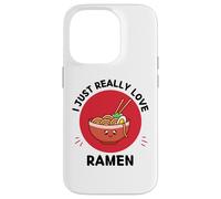 Ramen Kawaii I Just Really Love Cute Ramen Noodles Lover Carcasa para iPhone 14 Pro