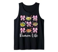 Ramen Life - Arco de Coqueta para Almuerzo instantáneo con Fideos japoneses Camiseta sin Mangas