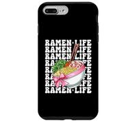 Ramen Life - Arco de Coqueta para Almuerzo instantáneo con Fideos japoneses Carcasa para iPhone 7 Plus/8 Plus
