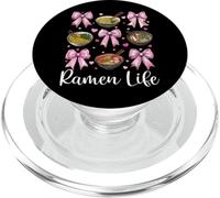 Ramen Life - Arco de Coqueta para Almuerzo instantáneo con Fideos japoneses PopSockets PopGrip para MagSafe