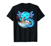 Ramen Noodle Japanese Anime Manga Kawaii Turtles Axolotl Camiseta
