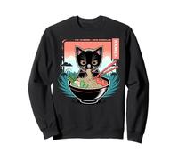 Ramen Noodle Japanese Anime Manga Ramen Kawaii Cat Sudadera