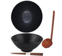 Ramen Set, bowl Japanische Schüssel Keramik, Suppenschalen 1200ml, Vintage
