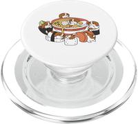 Ramen Sushi Cavalier King Charles Spaniel Perro PopSockets PopGrip para MagSafe