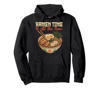Ramen Time Is All The Time - Fideos gráficos de Comida Japonesa Sudadera con Capucha
