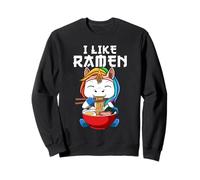Ramen Unicornio Me Gusta El Ramen Anime Kawaii Japón Sudadera