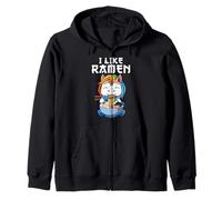 Ramen Y Unicornio Me Gusta El Ramen Kawaii Anime Sudadera con Capucha