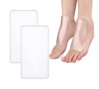 RAMGLYO 2 piezas tobillo almohadillas de gel para botas, aliviar la presión y mejorar la circulación sanguínea, para el patinaje sobre hielo, hockey（Square）