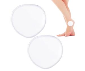 RAMGLYO 2 piezas tobillo almohadillas de gel para botas, aliviar la presión y mejorar la circulación sanguínea, para el patinaje sobre hielo, hockey（En forma de corazón）