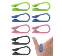 RAMGLYO Clip Acupresión LI4 Set de 8, 4 Colores. Masajeador Portátil Plástico para Alivio Rápido del Estrés, Ansiedad, Migrañas y Dolor.