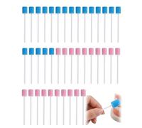 RAMGLYO Hisopos de Limpieza con Esponja, 40 Piezas (Azul y Rosa) - Para Botellas, Vasos, Cocina y Baño. Limpieza Profunda y Sin Arañazos en Zonas Difíciles. Higiene Óptima.