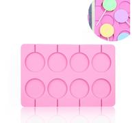 RAMGLYO moldes de silicona para piruletas, moldes para piruletas de chocolate, palitos para piruletas, aptos para hacer piruletas, bombones